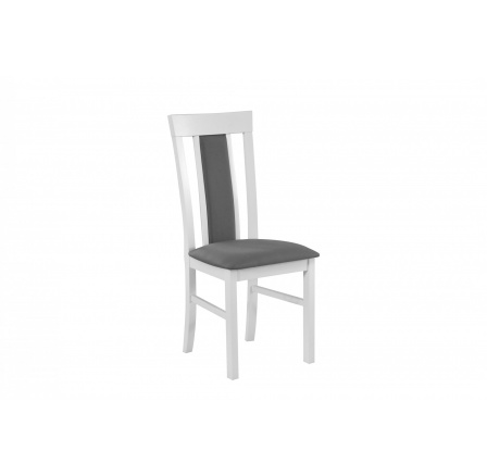 MIA VIII (MILANO VIII)- jedálenská stolička biela, tkaná.19A - kolekcia "DRE" (K150-Z)