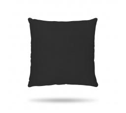 Bavlnená obliečka na vankúš čierna 50x50