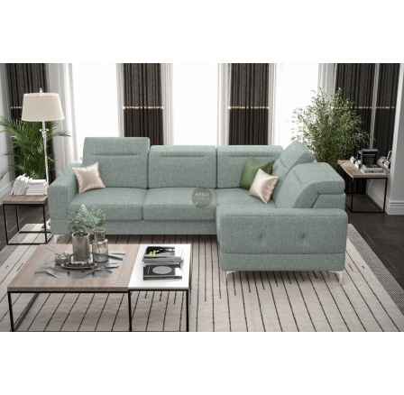 Rohová sedacia súprava MALIBU 250X180 cm - mätová, pravá Rohová sedacia súprava MALIBU 250X180 cm - mätová, pravá