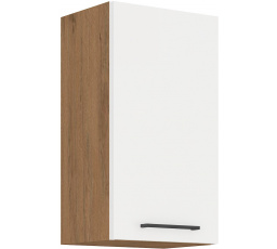 Horná skrinka VIGO - 40 G-72 1F, Dub Lancelot / Biely lesk