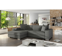 Rohová sedacia súprava Mexicana L tm.sivá