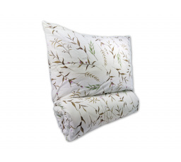 Obliečky bavlna 140x200, 70x90cm Verona natur nitkový gombík