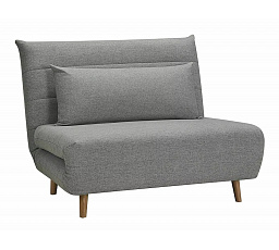 Kreslo SPIKE, sivá látka 137/buk