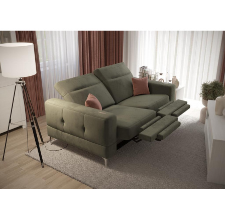 Sofa, relax MALIBU II 180 cm - olivová