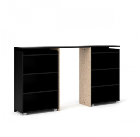 Čelo postele SIMPLICITY 133, Čierny mat