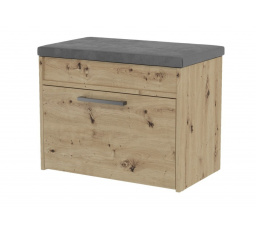Botník so sedákom Pargas MINI dub artisan