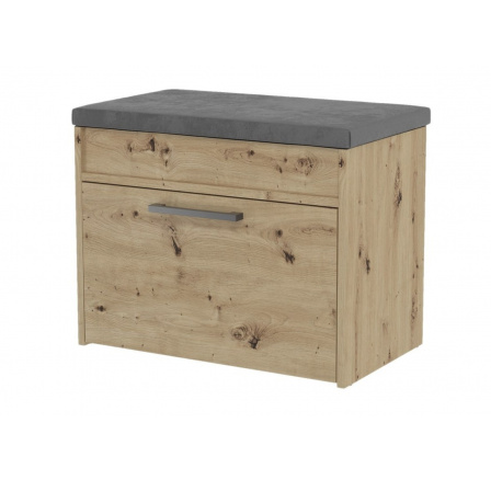 Botník so sedákom Pargas MINI dub artisan