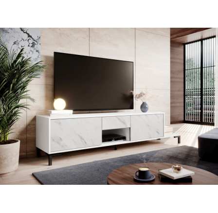 TV komoda MARMO, biela