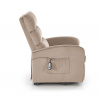 Elektricky polohovateľné kreslo MARONI, Béžová