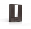 Šatníková skriňa KASPIAN SZF5D2S Wenge