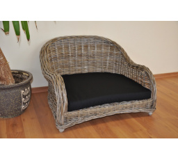 Pohovka pre psa typ 2 ratan kubu L