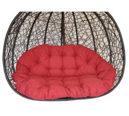 Vankúš pre dvojitú hojdačku - látka bordová