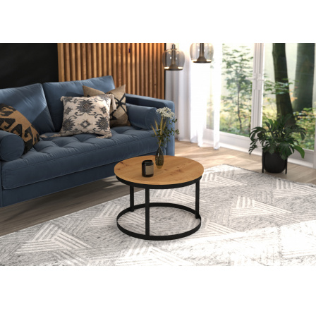 Konferenčný stolík RINEN Čierny+Artisan