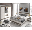 Nočný stolík BLANCO 18, Borovica snehová/sivá