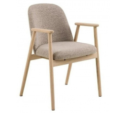 Stolička Leo béžová / dub Monza 60