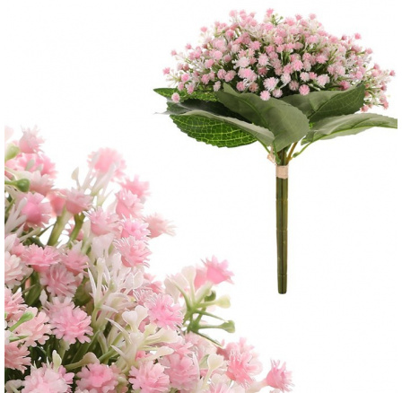 Gypsophila - umělá kytice, růžová