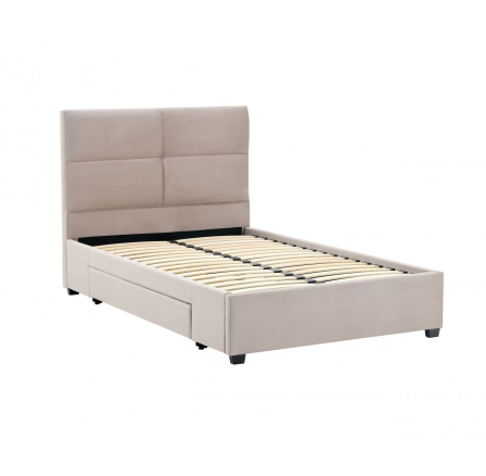 Čalúnená posteľ 120x200 béžová LT3-FXJG