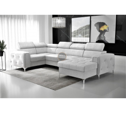 Rohová sedacia súprava ORION MAX III s funkciou spania 165x320x185 cm - sivá, ľavá