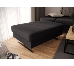 Taburet EMPORIO 100x70 cm - tmavo sivá