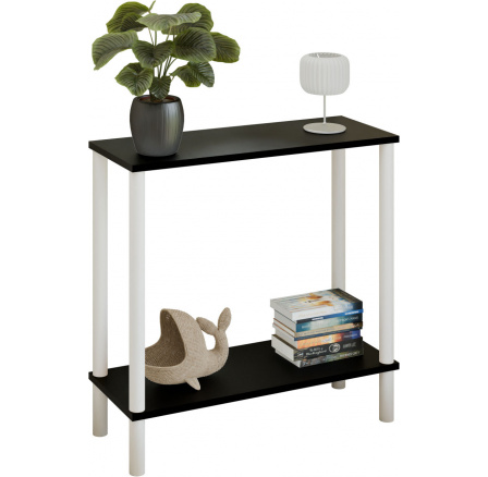 Konzola Claro 80x30 cm - rôzne farby na výber - čierna MiniPearl, Biela Matná Konzola Claro 80x30 cm - rôzne farby na výber - čierna MiniPearl, Biela Matná