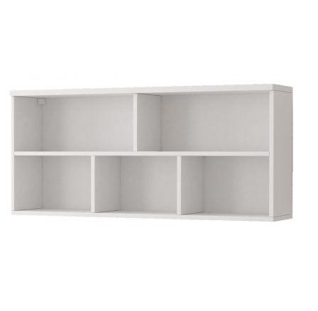 Polica OMEGA I - 09, Biela/Biela