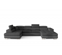 Rohová sedacia súprava v tvare U RODRIGO, ľavá, Inari 96/Soft 29