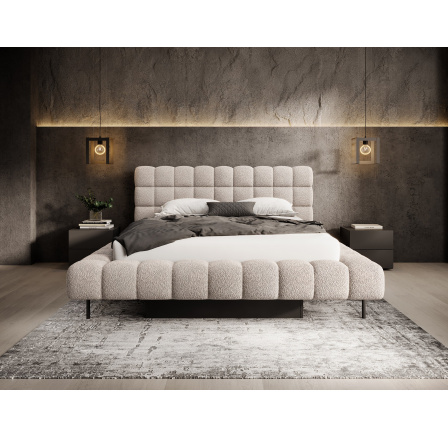 Posteľ Magentta + kovový rám / plynový piest / úložný box na lôžkoviny 140x200 Royal 18 1