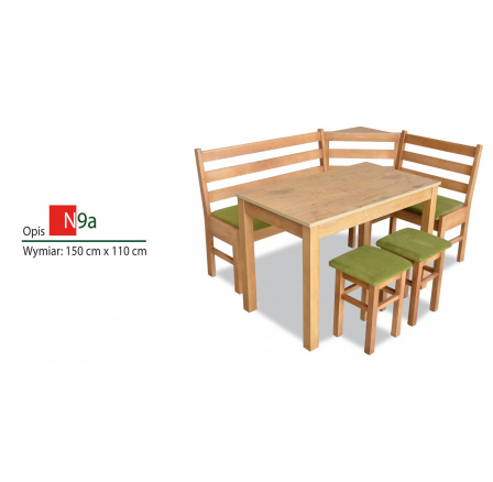 Kuchynský rohový set N9A (komplet)