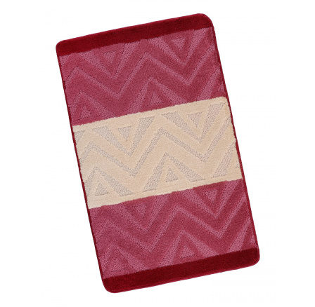 Kúpeľňová predložka 60x100cm Chevron burgundy Kúpeľňová predložka 60x100cm Chevron burgundy