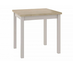 Jedálenský stôl ADAM 80, Krémový dub / Kašmír