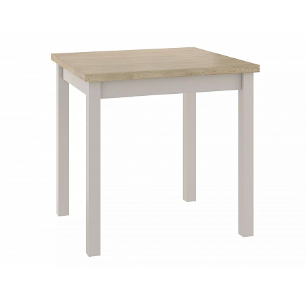 Jedálenský stôl ADAM 80, Krémový dub / Kašmír