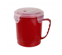 Hrnček na polievku 630ml červený