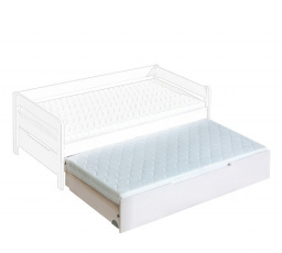 Spodná posteľ zásuvka s úložným priestorom BORYS B3 - Farba korpusu: borovica na bielej