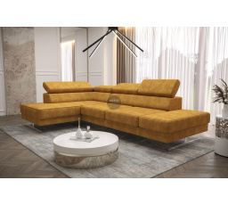 Rohová sedacia súprava EMPORIO MINI 300x180 - žltá, ľavá