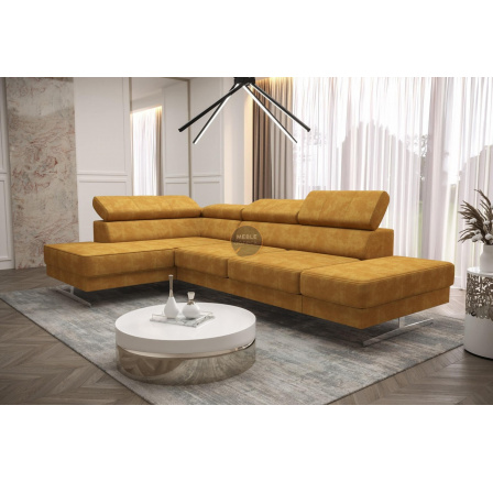 Rohová sedacia súprava EMPORIO MINI 300x180 - žltá, ľavá Rohová sedacia súprava EMPORIO MINI 300x180 - žltá, ľavá