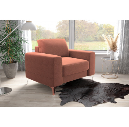 Kreslo ARIA 112 cm terakota WID 52 - Rýchle doručenie