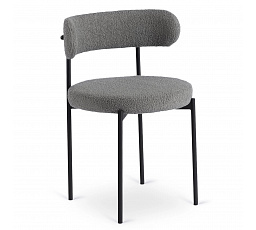 Stolička TULSA Sivé Boucle