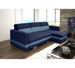 Rohová sedacia súprava Rimini P modrá