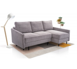 Rohová sedacia súprava Roxana P sivá