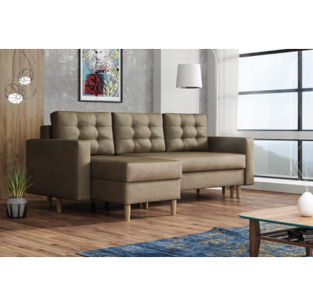 Rohová sedacia súprava Anabel UNI béžová