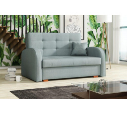 Modro-šedé kreslo Vivian Gold II