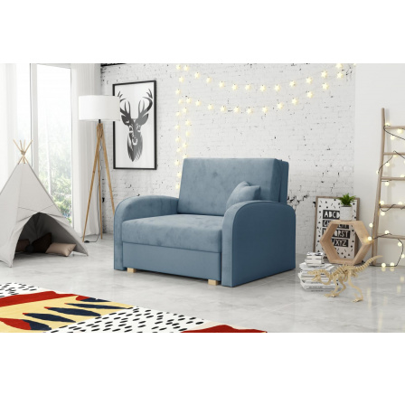 Kreslo Vivian Soft I - modré Kreslo Vivian Soft I - modré