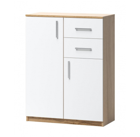 Komoda Fatra 05 2d2s dub wotan/biela