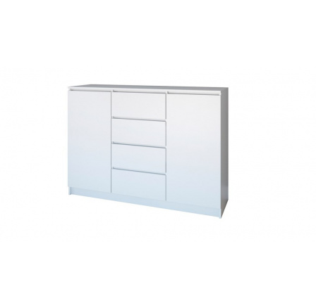 Komoda TOPA 2D4S 120, BIELA