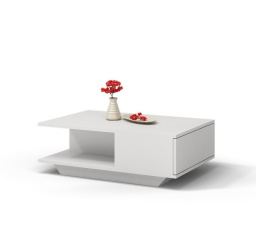 Konferenčný stolík DERIK, Biela