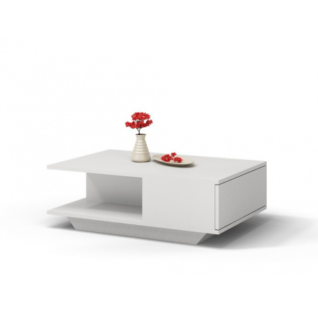 Konferenčný stolík DERIK, Biela