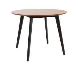Stôl KEILA (TXS) čierna/moderná sibiu zlatá (nohy KWADRAT)