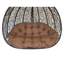 Vankúš pre dvojitú hojdačku - látka hnedá