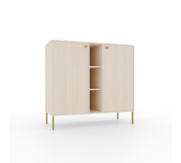 Komoda 2D 3P Tili Béžová piesková+Béžová piesková