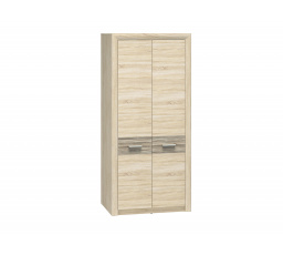 Šatní skriňa CASTEL 01, Sonoma svetlá/Sonoma Trufla